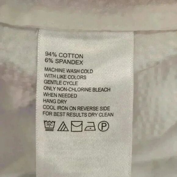 Tommy Bahama Nova Wave Women's White Cotton Seersucker V-Neck Puffy Short Sleeve - Picture 14 of 14